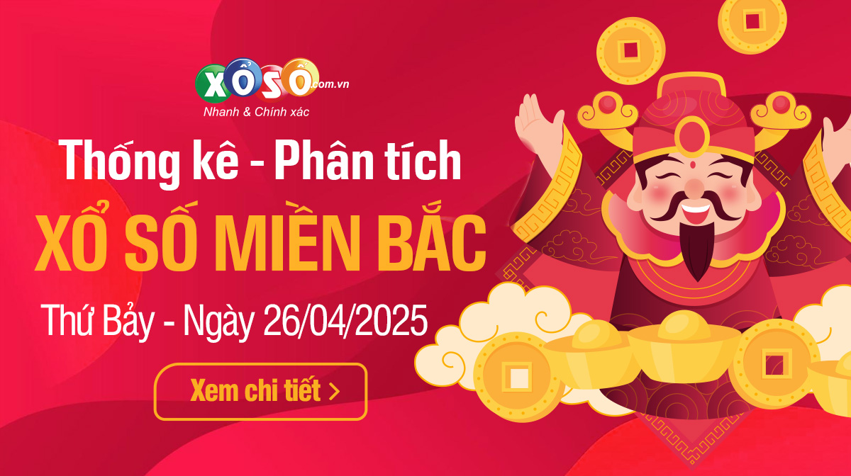 Thống kê XSMN 264 thứ 7 - Xem dữ liệu Xổ số Miền Nam ngày 2604 2