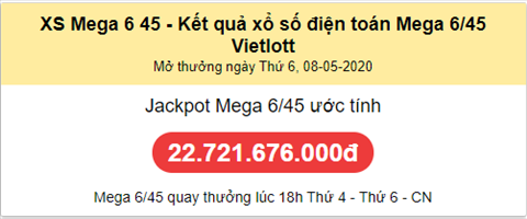 Thống kê Vietlott 08052020 - Phân tích Xổ số Mega 645 Thứ 6 hình ảnh Thong ke Vietlott 08052020 - Phan tich Xo so Mega 645 Thu 6 hinh anh