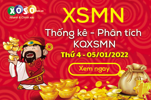 Thống kê XSMN 5/01 thứ 4 - Phân tích XSMN Thứ 4 ngày 05/01
