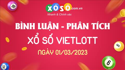 Thống kê Vietlott 01/03/2023 - Phân tích Xổ số Mega 6/45 01-03 Thứ 4